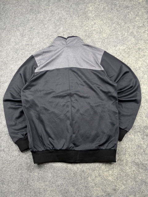 Pjs racing sport full zip track jacket men’s xl grey black athletic bomber korea PJS Racing Sport Full Zip Track Jacket Men’s XL Grey Black Athletic Bomber Korea - Image 4