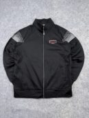 BlackYak BYK Full Zip Track Jacket Black Performance Activewear Training Men’s L