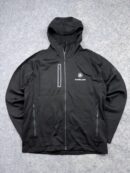 The North Face Crypto com Full Zip Hooded Softshell Jacket Black Men’s L