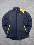 Le Coq Sportif SMC Full Zip Performance Track Jacket Navy Yellow Men’s Size L