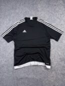 Adidas Climalite Black 3-Stripes Sports T-Shirt – XL