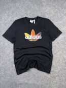 Adidas Originals Black Trefoil Logo Graphic T-Shirt – S