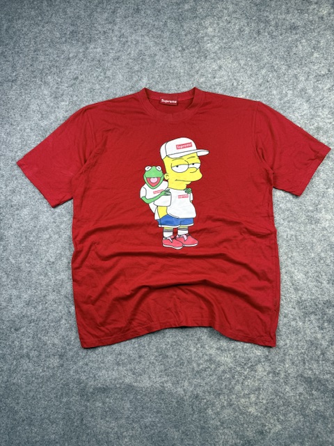Supreme red graphic printed t-shirt – xl Supreme Red Graphic Printed T-Shirt – XL - Image 2