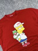 Supreme Red Graphic Printed T-Shirt – XL