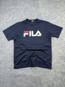 Fila Navy Blue Logo T-Shirt Men’s Size M | Vintage Streetwear