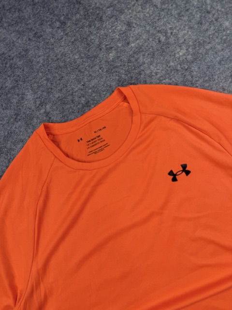 Under armour tech t-shirt xl orange loose fit training athletic tee Under Armour Tech T-Shirt XL Orange Loose Fit Training Athletic Tee - Image 2