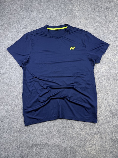 Yonex Performance T-Shirt XL Navy Blue Badminton Sportswear