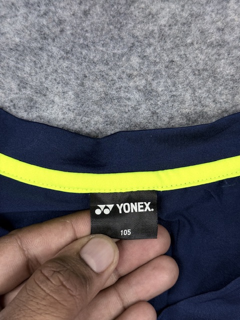 Yonex performance t-shirt xl navy blue badminton sportswear Yonex Performance T-Shirt XL Navy Blue Badminton Sportswear - Image 3