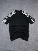 adidas AEROREADY Primegreen Performance T-Shirt M/L Black White 3-Stripes Sports Top