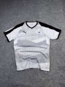 PUMA South Korea Football Jersey Style Performance T-Shirt L White Black