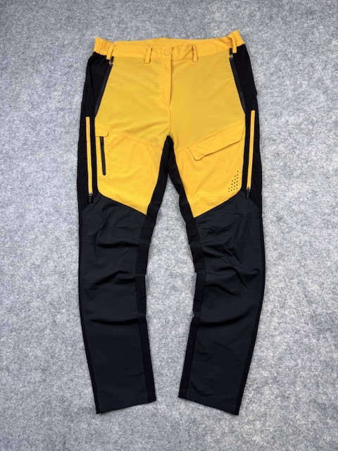 Komont outdoor cargo pants m yellow black utility hiking tactical streetwear trousers KOMONT Outdoor Cargo Pants M Yellow Black Utility Hiking Tactical Streetwear Trousers