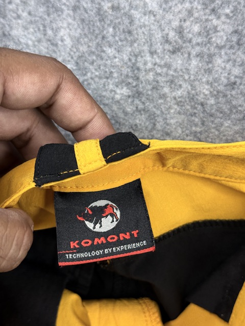 Komont outdoor cargo pants m yellow black utility hiking tactical streetwear trousers KOMONT Outdoor Cargo Pants M Yellow Black Utility Hiking Tactical Streetwear Trousers - Image 2