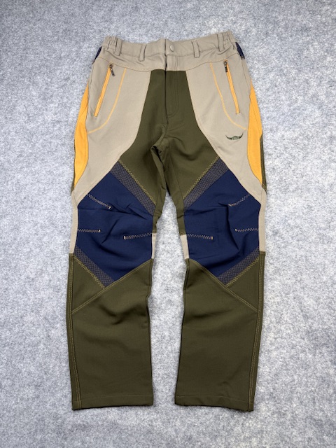 B. F. Loutdoor technical hiking pants m olive green navy blue outdoor trekking trousers B.F. LOUTDOOR Technical Hiking Pants M Olive Green Navy Blue Outdoor Trekking Trousers