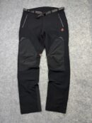 FREY Outdoor Hiking Pants L Black Technical Trekking Mountaineering Utility Trousers