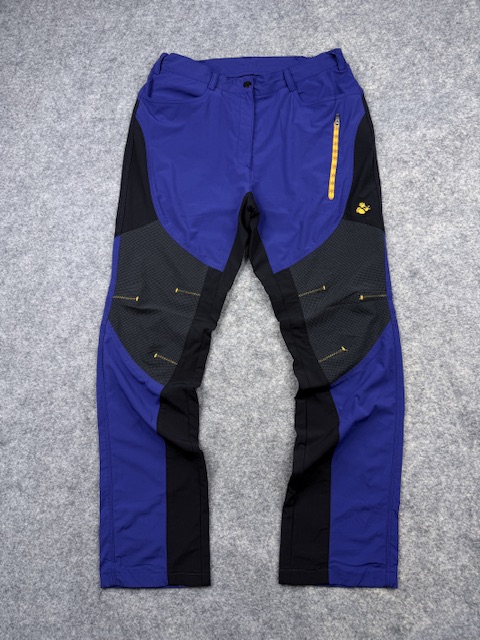 Frey performance outdoor hiking pants s blue black technical trekking pants FREY Performance Outdoor Hiking Pants S Blue Black Technical Trekking Pants