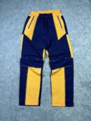 Vintage Ssamzie Sport Technical Outdoor Hiking Pants Blue Yellow Track Pants M