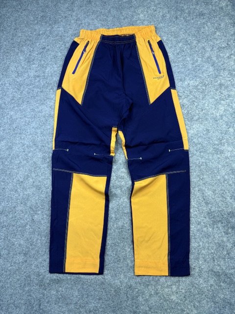 Vintage ssamzie sport technical outdoor hiking pants blue yellow track pants m Vintage Ssamzie Sport Technical Outdoor Hiking Pants Blue Yellow Track Pants M