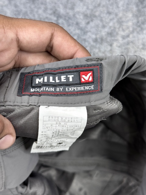 Millet technical hiking pants grey outdoor trekking gorpcore pants s Millet Technical Hiking Pants Grey Outdoor Trekking Gorpcore Pants S - Image 3