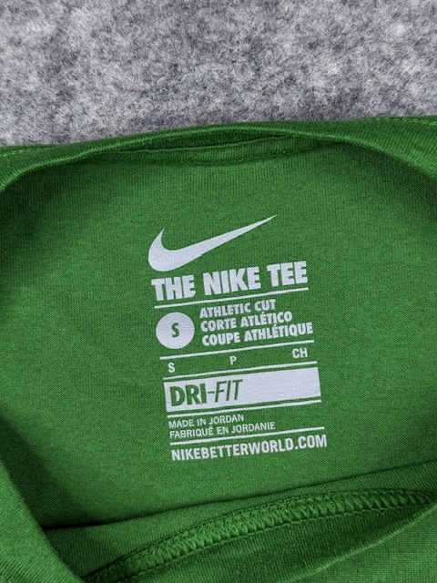 Nike Dri-FIT Lakeland Football Graphic Long Sleeve T-Shirt S Green Nike Dri-FIT Lakeland Football Graphic Long Sleeve T-Shirt S Green - Image 3