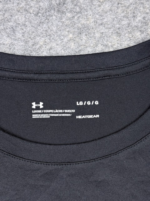 Under Armour HeatGear Loose Fit Long Sleeve T-Shirt L Black Performance Under Armour HeatGear Loose Fit Long Sleeve T-Shirt L Black Performance - Image 3