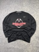 Nike Dri-FIT Highlands Football Graphic Long Sleeve T-Shirt L Black