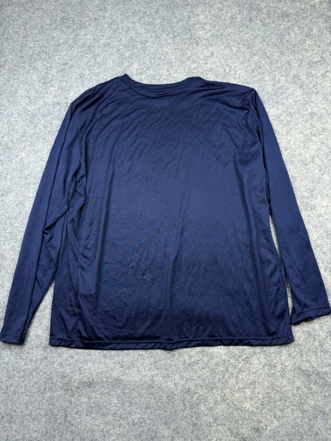 Nike Dri-FIT Athletic Cut Long Sleeve T-Shirt XXL/3XL Navy Blue Nike Dri-FIT Athletic Cut Long Sleeve T-Shirt XXL/3XL Navy Blue - Image 4