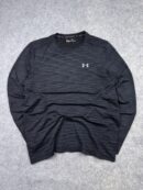Under Armour HeatGear Fitted Long Sleeve T-Shirt XL Black Performance