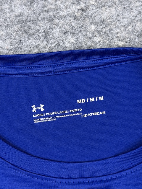 Under Armour HeatGear Port Washington Volleyball Long Sleeve T-Shirt L Blue Under Armour HeatGear Port Washington Volleyball Long Sleeve T-Shirt L Blue - Image 3