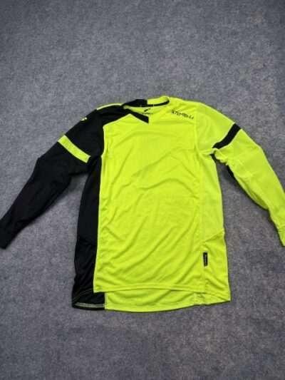 Storelli Soccer Long Sleeve Jersey – Neon Yellow/Black | S