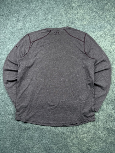 Under armour heatgear long sleeve performance shirt – maroon | xl Under Armour HeatGear Long Sleeve Performance Shirt – Maroon | XL - Image 5