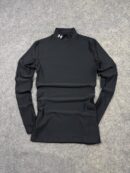 Under Armour ColdGear Compression Mock Neck Long Sleeve – Black | XS