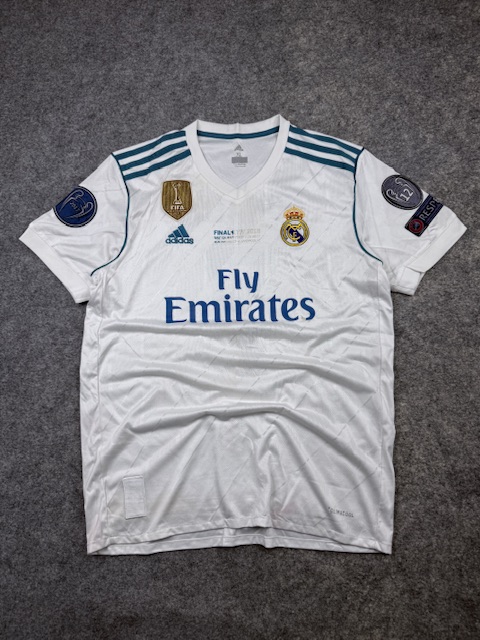 Adidas Real Madrid 2017/18 Home Football Jersey Ronaldo #7 – White – XL