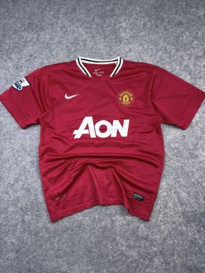Manchester United Nike Dri-FIT #77 LYB Football Jersey Red Size M