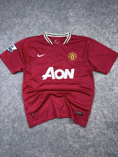 Manchester United Nike Dri-FIT #77 LYB Football Jersey Red Size M