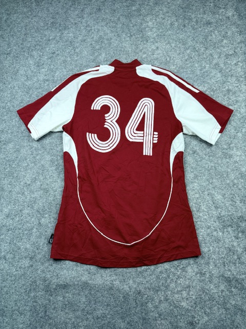 Adidas Korea Football Jersey #34 Red White Vintage Soccer Shirt Size M/L Adidas Korea Football Jersey #34 Red White Vintage Soccer Shirt Size M/L - Image 4