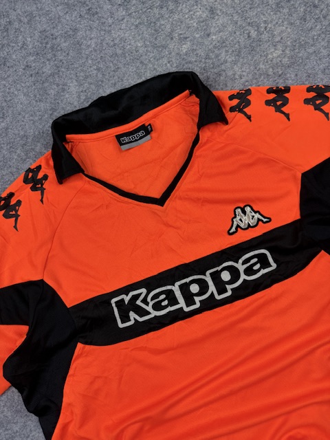 Kappa Orange & Black Football Jersey – L Kappa Orange & Black Football Jersey – L - Image 2