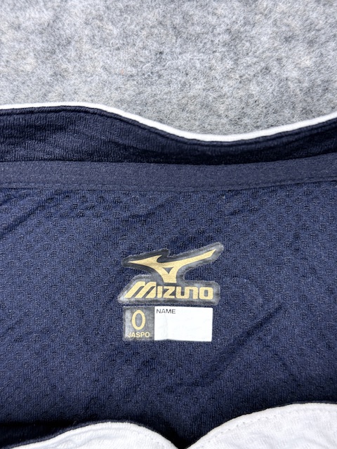 Mizuno Baseball Jersey L/XL White Navy Gold Mizuno Baseball Jersey L/XL White Navy Gold - Image 3