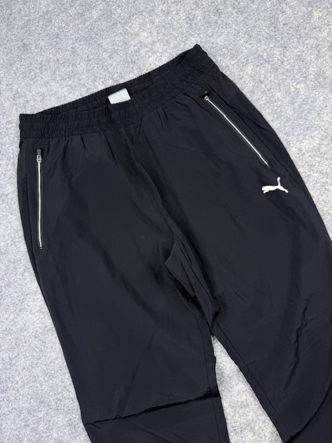 Puma Black Performance Track Pants – L/XL – Zip Pockets – Athletic Training Pants Puma Black Performance Track Pants – L/XL – Zip Pockets – Athletic Training Pants - Image 2