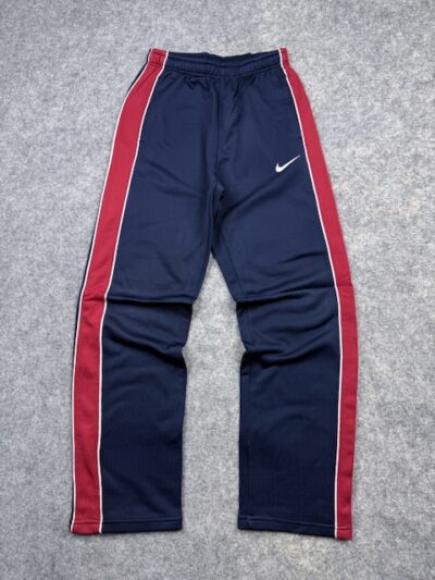 Nike Navy Blue & Red Track Pants – XS