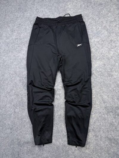 Reebok Work Knit Black Track Pants | M | Vintage Sportswear