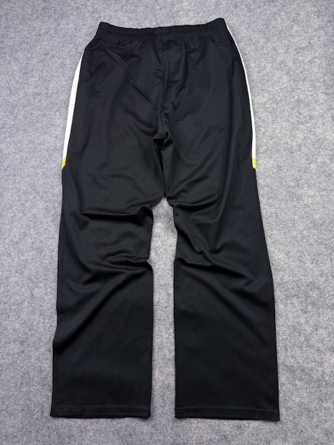 Reebok Black Track Pants with White Side Panels & Yellow Accents – XL Reebok Black Track Pants with White Side Panels & Yellow Accents – XL - Image 4