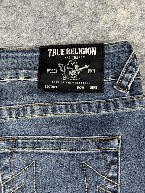 Authentic True Religion Ricky Slim Straight Denim Jeans - Medium Blue Wash | Size W32 Authentic True Religion Ricky Slim Straight Denim Jeans - Medium Blue Wash | Size W32 - Image 5