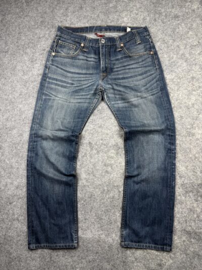 Authentic Pre-Loved Levi's 504 Regular Straight Fit Jeans - Medium Blue Wash | Size W34