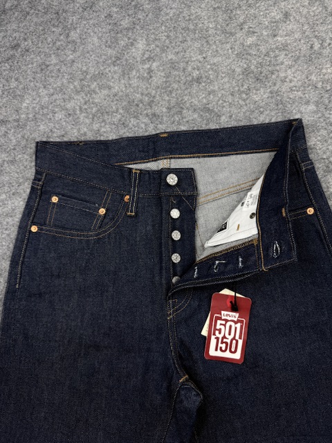 Authentic Levi's 501 150th Anniversary Limited Edition Selvedge Denim - Dark Indigo | Size W30 Authentic Levi's 501 150th Anniversary Limited Edition Selvedge Denim - Dark Indigo | Size W30 - Image 3
