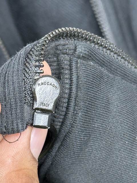 Authentic Off-White c/o Virgil Abloh SS19 Impressionism Arrow Zip-Up Hoodie - Black | Size L Authentic Off-White c/o Virgil Abloh SS19 Impressionism Arrow Zip-Up Hoodie - Black | Size L - Image 7