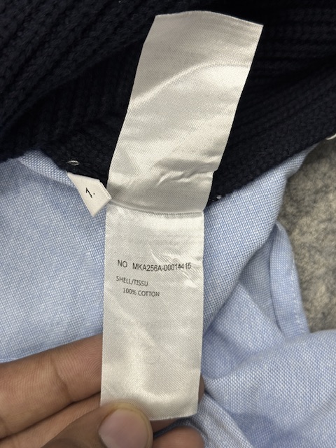 Authentic Thom Browne New York 4-Bar Stripe Layered Cardigan - Navy/Light Blue Authentic Thom Browne New York 4-Bar Stripe Layered Cardigan - Navy/Light Blue - Image 6