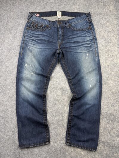 True Religion Ricky Supert Jeans – Blue Denim – Size 38