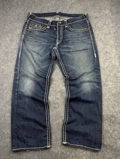 True Religion Dark Blue 100% Cotton Jeans – Waist 38”