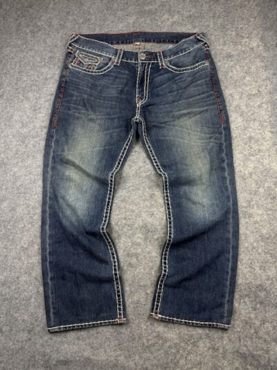 True Religion Straight Fit Super T Jeans – Waist 40”