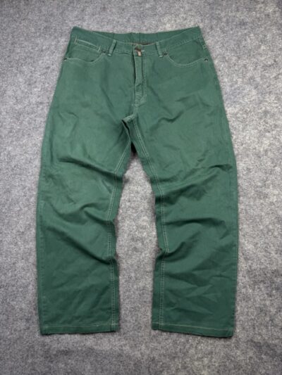 Burberry Green Cotton Trousers – Waist 34”